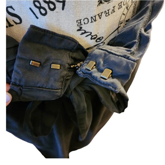 Daily ritual high waist pants paperbag waist with tie sz 12 stretch - Picture 7 of 9